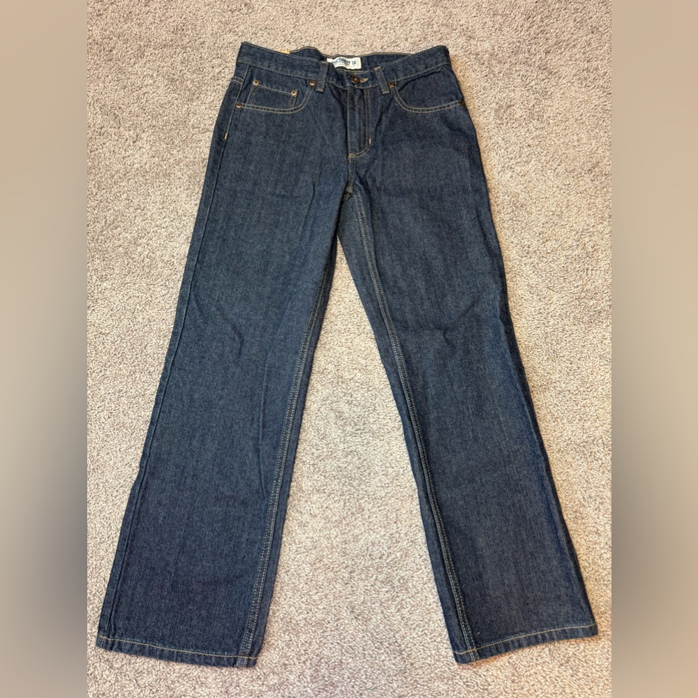 NWT Urban Pipeline Relaxed Straight Jeans, Blue, Boys Sz 14 Reg